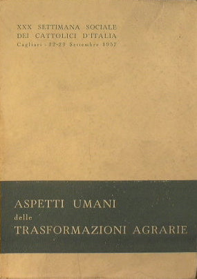 Human aspects of agricultural transformations