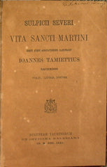 Sulpicii severi vita sancti Martini edidit atque adnotationibus illustravit Ioannes Tamiettius sacerdos unito a Prosodia della lingua latina per uso delle scuole dei PP. Barnabiti