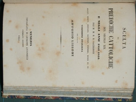 Catholic apologetic, moral and oratorical polyantheism; Choice of Catholic sermons from the 19th century and in the years 1852-1853