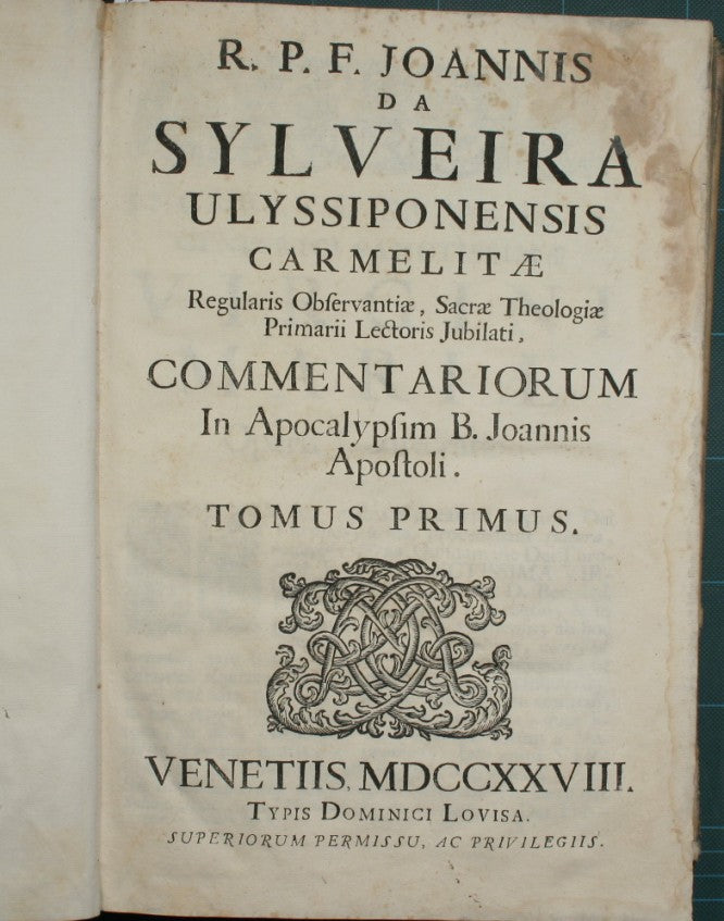 Commentariorum in Apocalypsim B. Joannis Apostoli