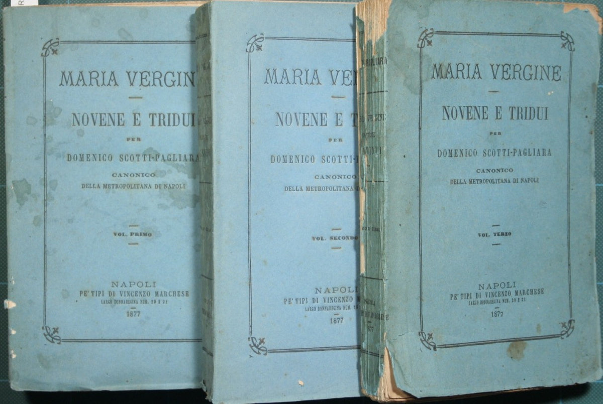 Maria Vergine. Novene e tridui