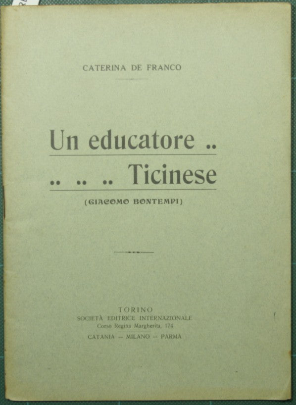 A Ticino educator