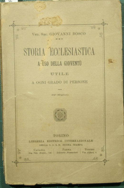 Ecclesiastical history for the use of youth