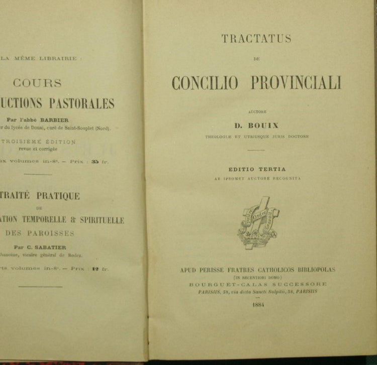 Tractatus de concilio provinciali