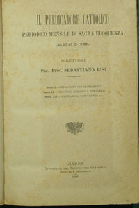 Il predicatore cattolico. Anno IX