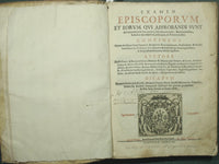 Examen episcoporum et eorum, qui approbandi sunt administranda sacramenta