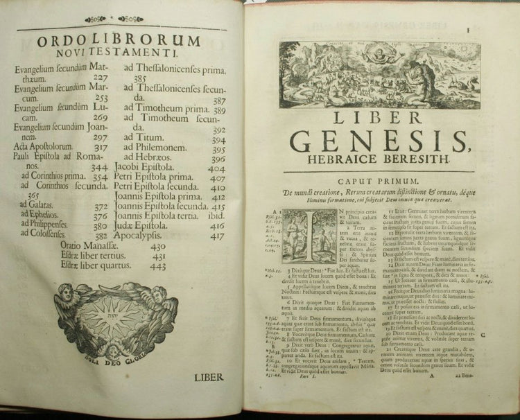 Biblia sacra vulgatae editionis Sixti V Pontificis Maximi jussu recognita atque edita, versiculis distincta