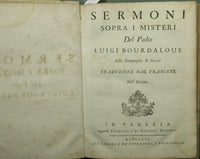 Sermoni sopra i misteri del padre Luigi Bourdaloue della Compagnia di Gesù