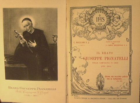 The Blessed Giuseppe Pignatelli of the Society of Jesus (1737-1811).