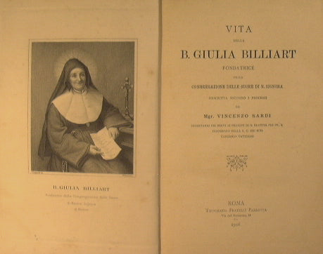 Vida de B. Giulia Billiart