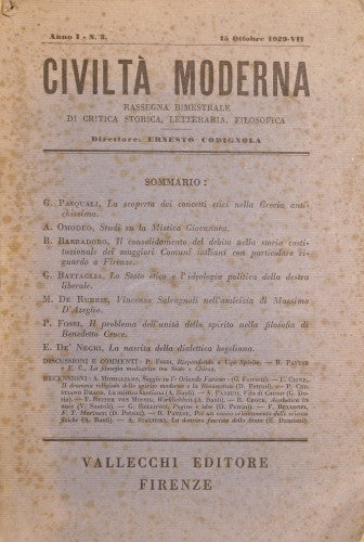 Civiltà moderna