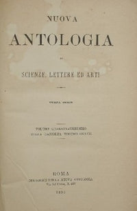 Nuova antologia. Vol. XLIII