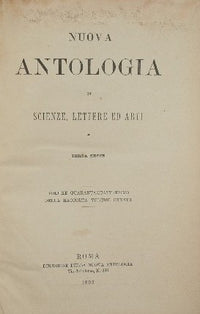 Nuova antologia. Vol. XLIV