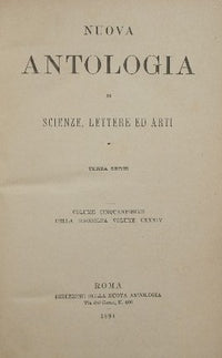 Nuova antologia. Vol. L