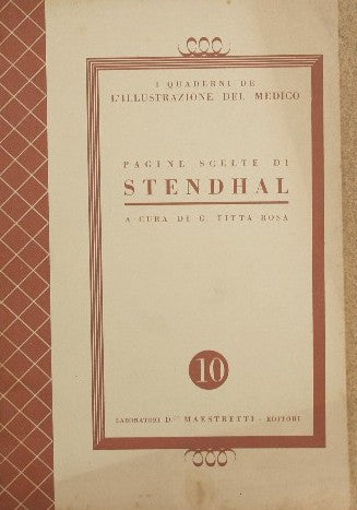 Selected pages of Stendhal