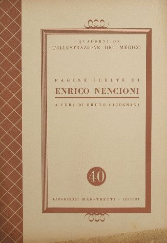 Pagine scelte di Enrico Nencioni