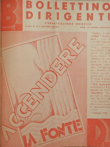 Bollettino dirigenti. Anno 1938