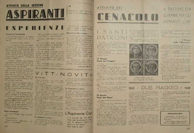 Bollettino dirigenti. Anno 1938