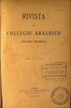 Rivista araldica.