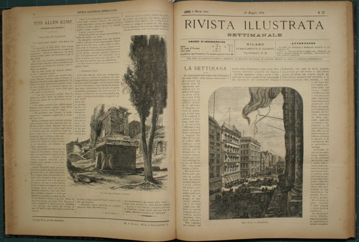 Rivista illustrata. Anno 1884