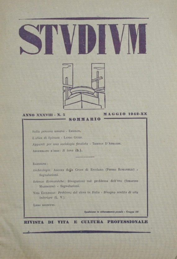 Studium. Maggio 1942