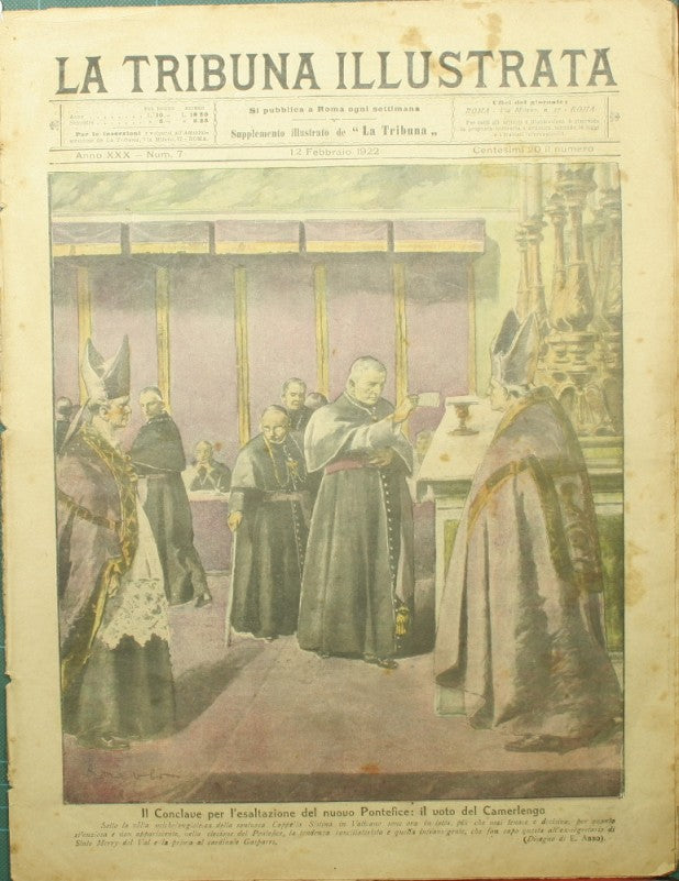 La tribuna illustrata. 12 febbraio 1922