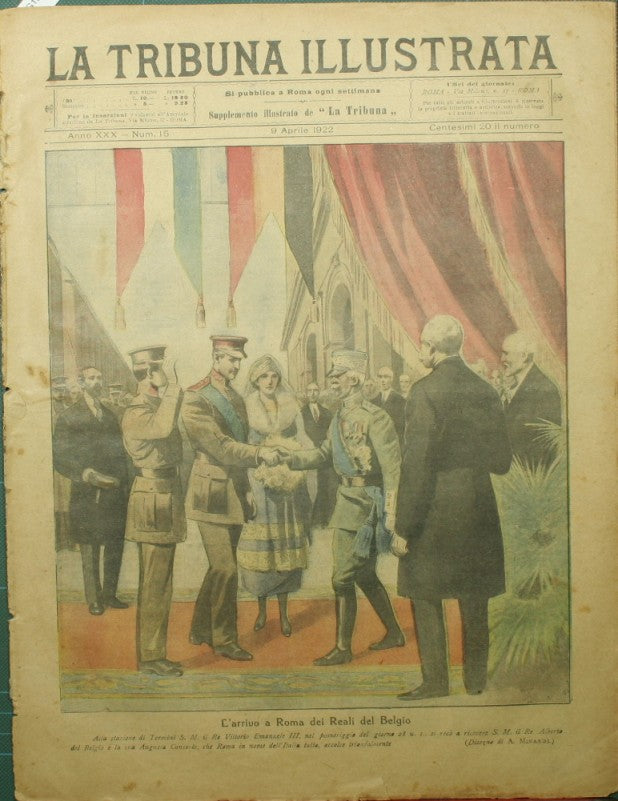 La tribuna illustrata. 9 aprile 1922