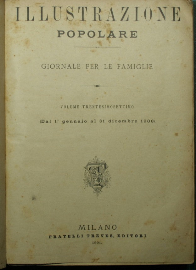 Illustrazione popolare. Vol. XXXVII