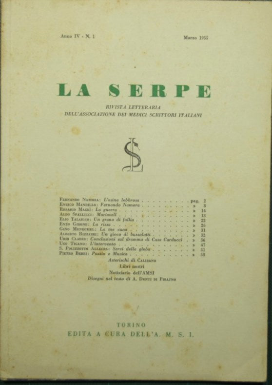 The serpent. Year IV - No. 1 - March 1955