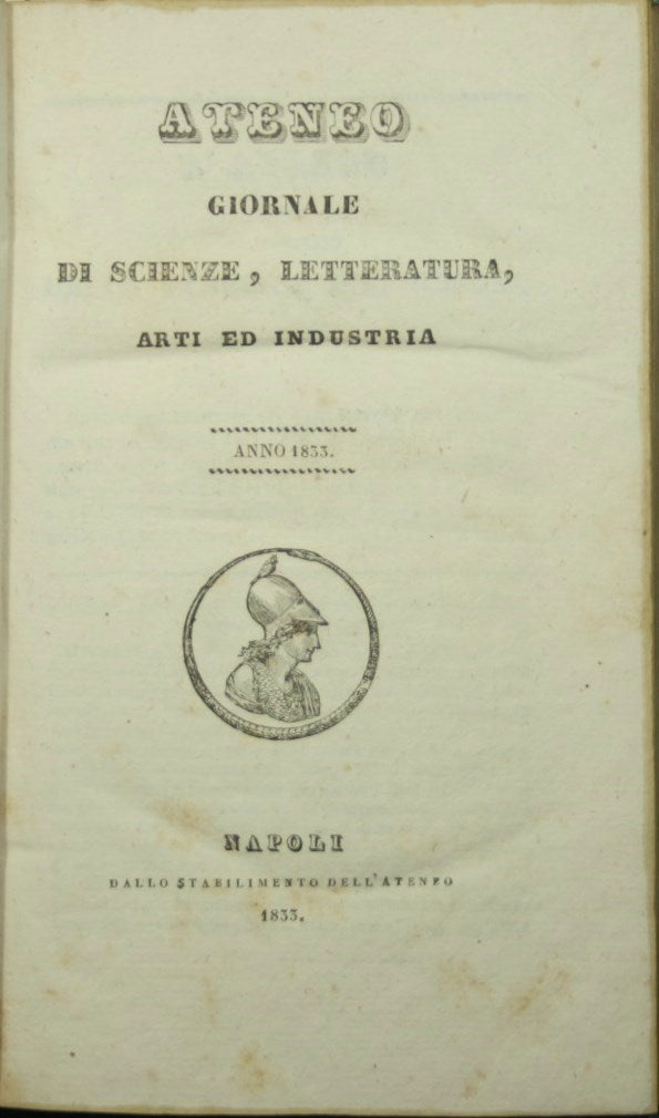 University. Journal of science, literature, arts and industry