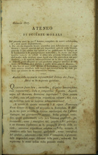 Ateneo di scienze morali. Anno 1827