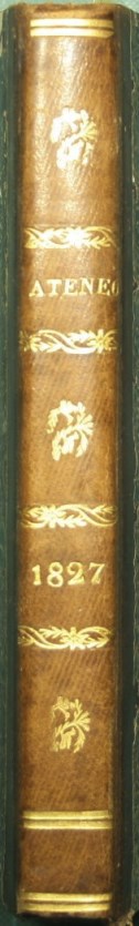 Ateneo di scienze morali. Anno 1827
