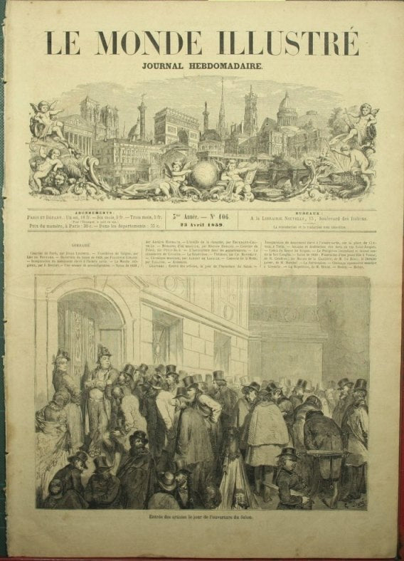 The illustrious world. 23 April 1859. No. 106
