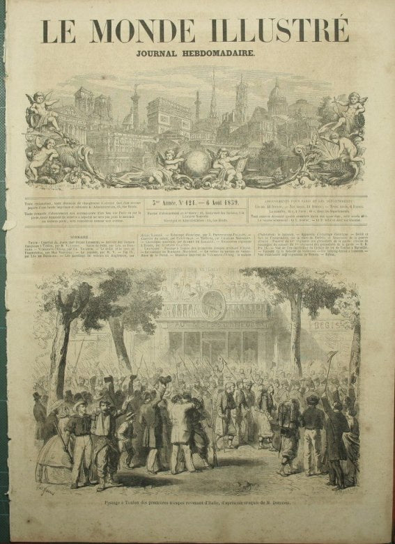 Le monde illustré - 6 de agosto de 1859. N. 121