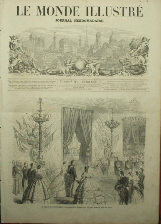 Le monde illustré - 27 de agosto de 1859. N° 124
