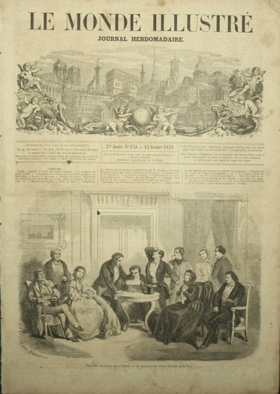 Le monde illustré - 15 October 1859. No. 131