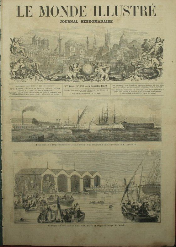 Le monde illustré - 3 de diciembre de 1859. N° 138