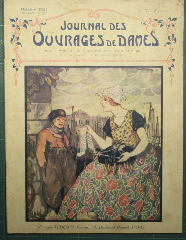 Journal des ouvrages de dames - Octobre 1921