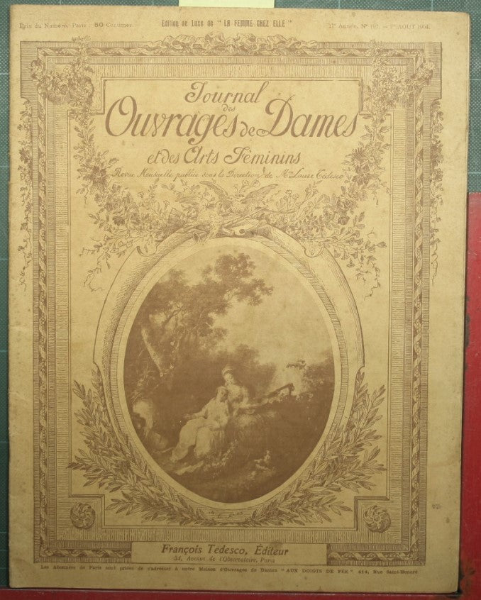 Journal des ouvrages de dames et des arts feminins - 1 de agosto de 1904