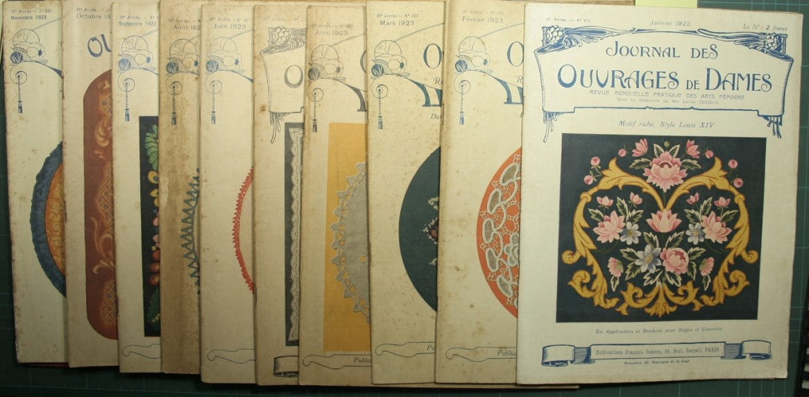 Journal des ouvrages de dames - Janvier/November 1923