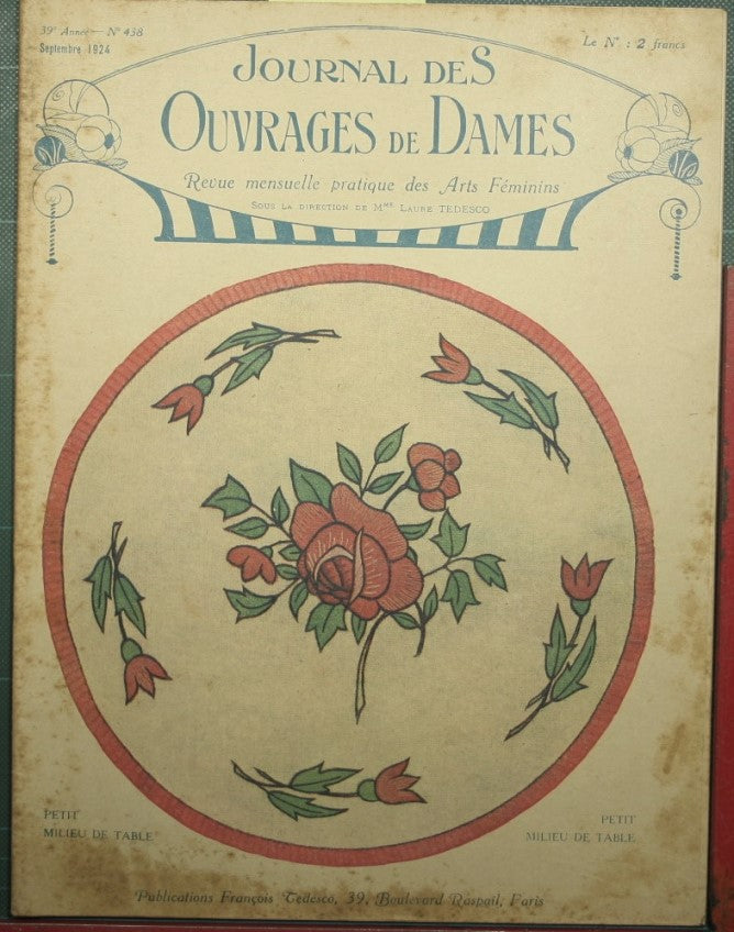 Journal des ouvrages de dames - September 1924