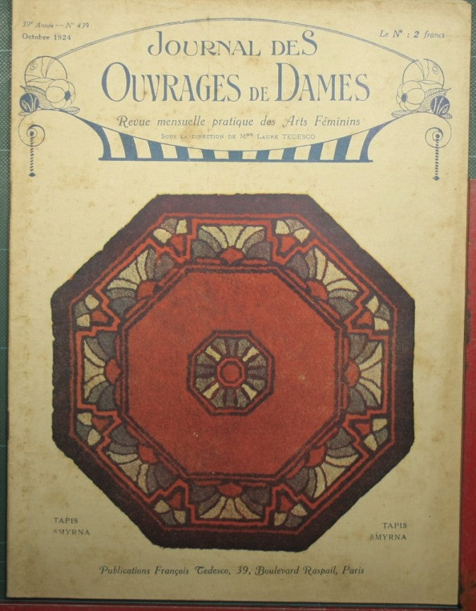 Journal des ouvrages de dames - Octobre 1924