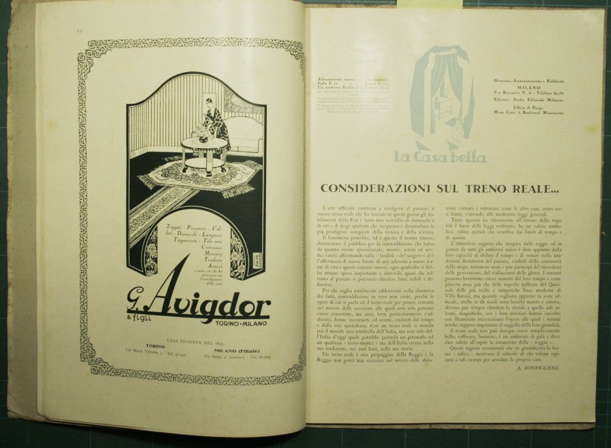 Revista para los amantes de La casa bella - Marzo 1929 - N. 3