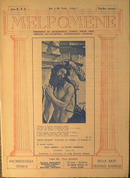 Melpomene. Weekly newsletter of Archaeology, History and Fine Arts.