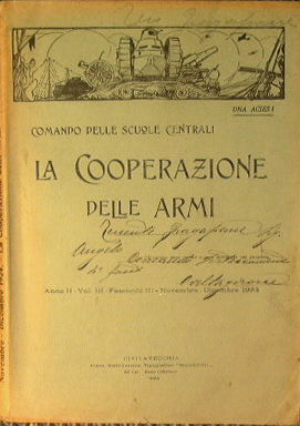 La Cooperazione delle Armi.Anno I I  Vol. I I I  Fascicolo I I I  Novembre-Dicembre.