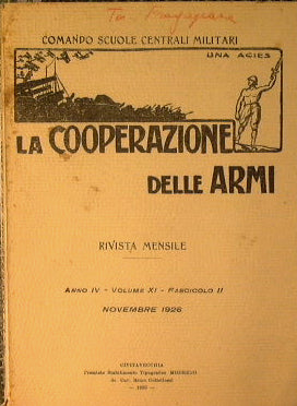 The cooperation of the Arms. Year IV - Volume XI - Issue II
