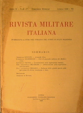 Italian Military Magazine. Year II n.4