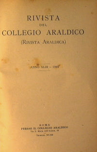 Rivista Araldica.