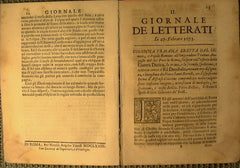 Il giornale de Letterati per tutto l'anno 1673