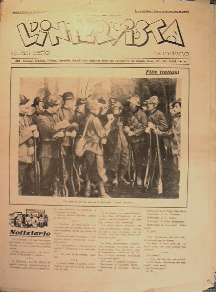 Settimanale l'intervista - anno XVII n. 24 - domenica 16 giugno 1935 anno XIII